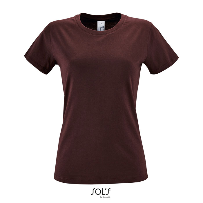 T-shirt promotionnel femme coton 150g - REGENT Bordeaux 1
